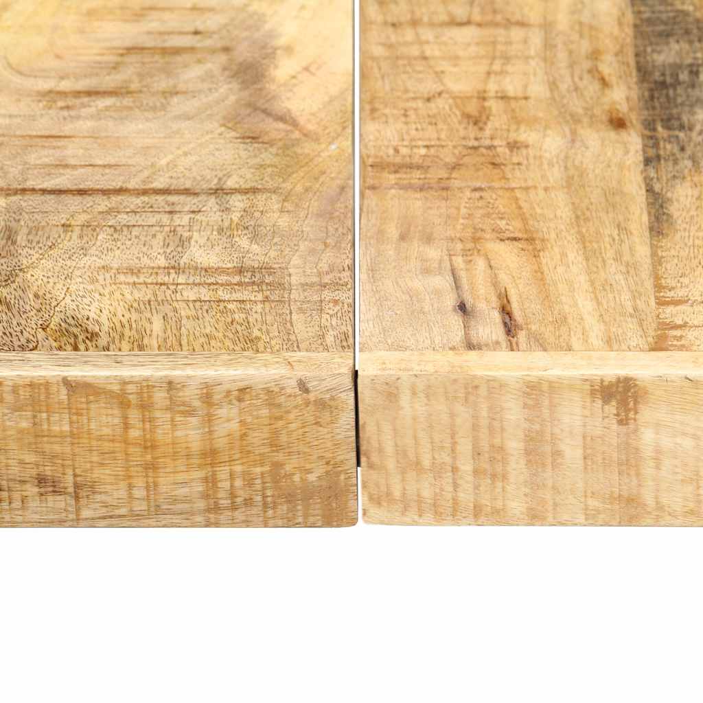 Mesa de comedor de madera maciza de mango 160x80x75 cm