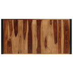 Mesa de comedor 140x70x75 cm madera maciza de acacia
