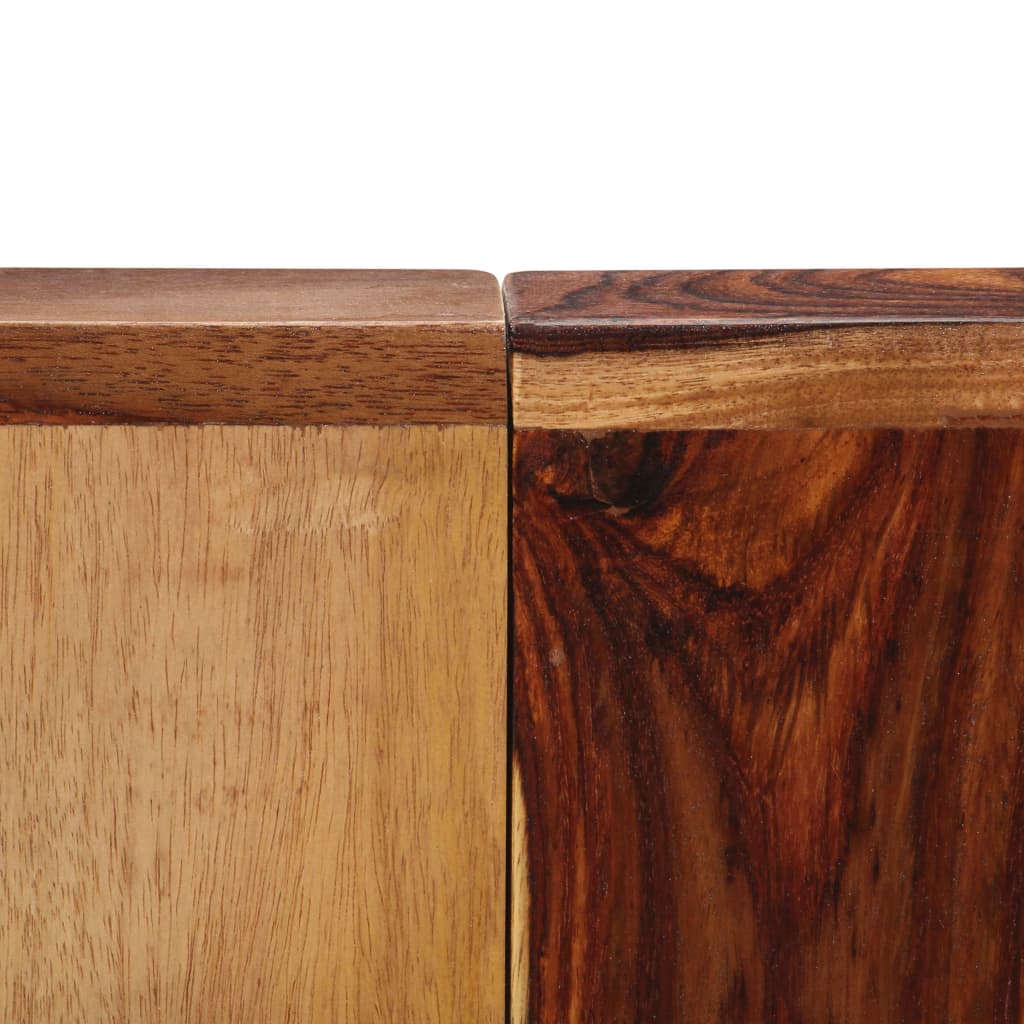 Mesa de comedor 140x70x75 cm madera maciza de acacia