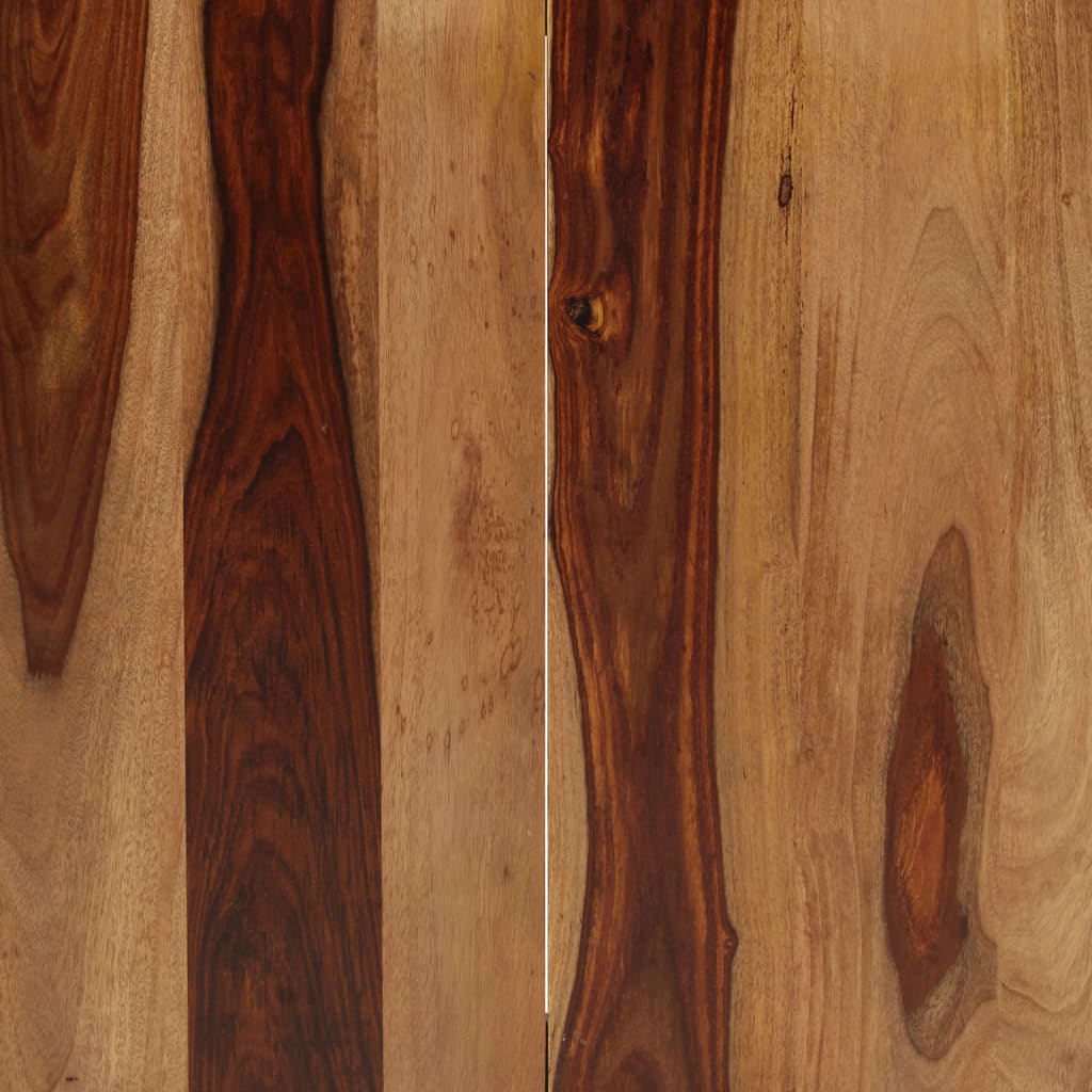 Mesa de comedor 140x70x75 cm madera maciza de acacia