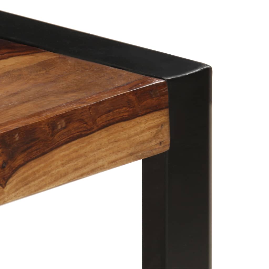 Mesa de centro de madera maciza de acacia 120x60x40 cm