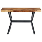 Mesa de comedor de madera maciza de acacia 120x60x75 cm