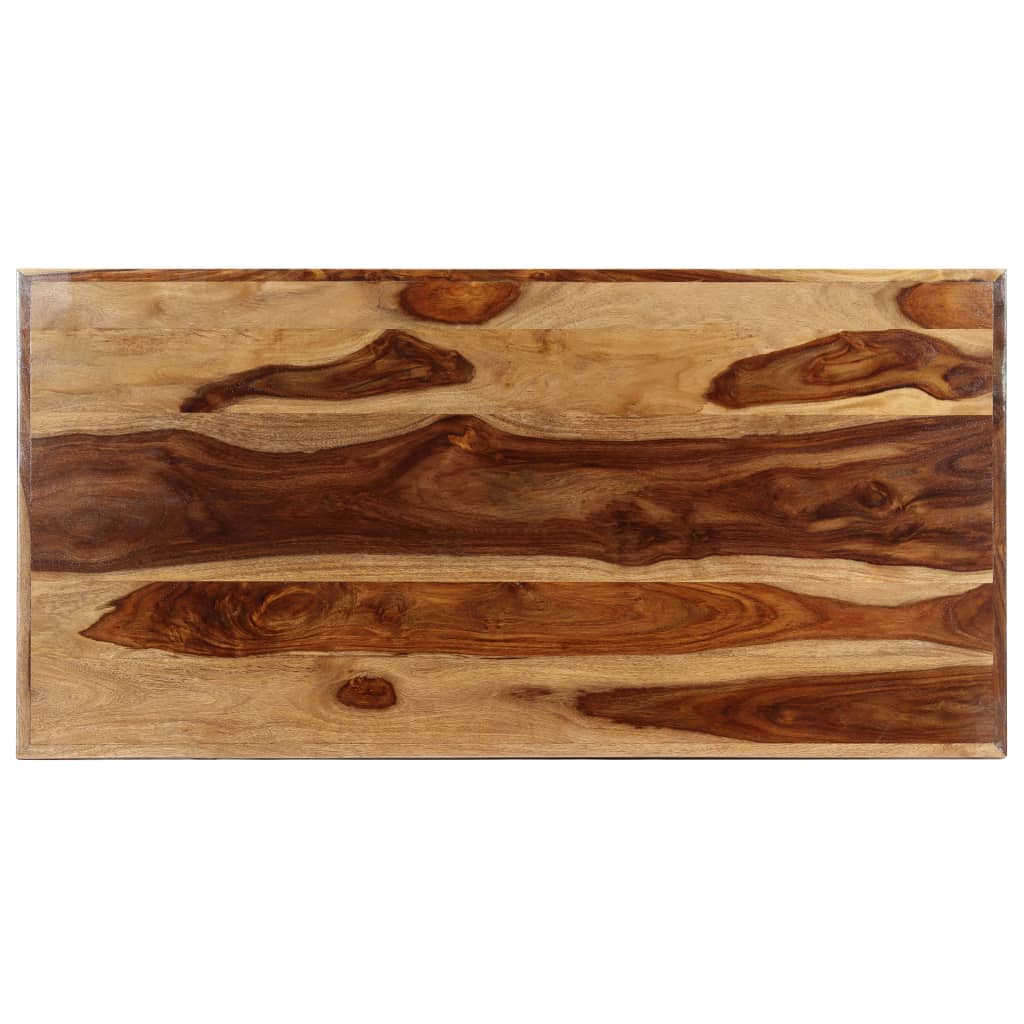 Mesa de comedor de madera maciza de acacia 120x60x75 cm
