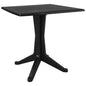 Anthracite Grey Plastic Garden Table 70x70x71.7 cm