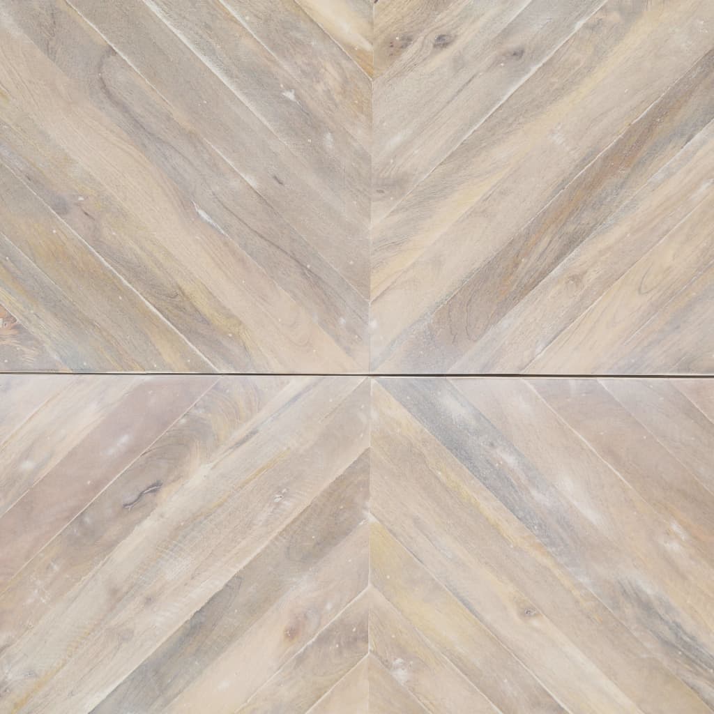 Mesa de centro de madera maciza de mango 110x110x36 cm