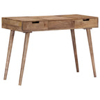 Mesa tocador con espejo madera maciza de mango 112x45x76 cm