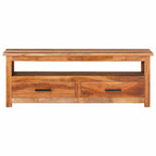 Mueble de TV de madera maciza 118x30x40 cm