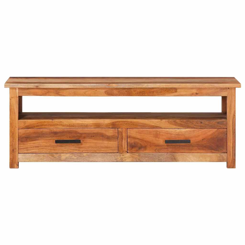 Mueble de TV de madera maciza 118x30x40 cm