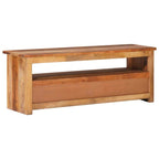 Mueble de TV de madera maciza 118x30x40 cm