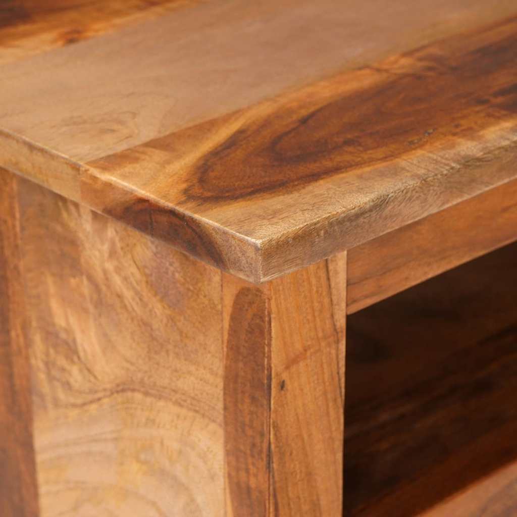 Mueble de TV de madera maciza 118x30x40 cm