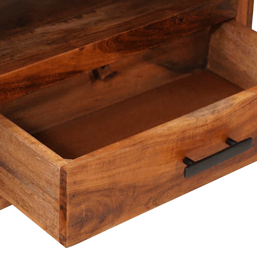 Mueble de TV de madera maciza 118x30x40 cm