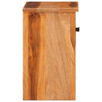 Mesita de noche de madera maciza 40x30x50 cm