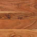 Mesita de noche de madera maciza 40x30x50 cm