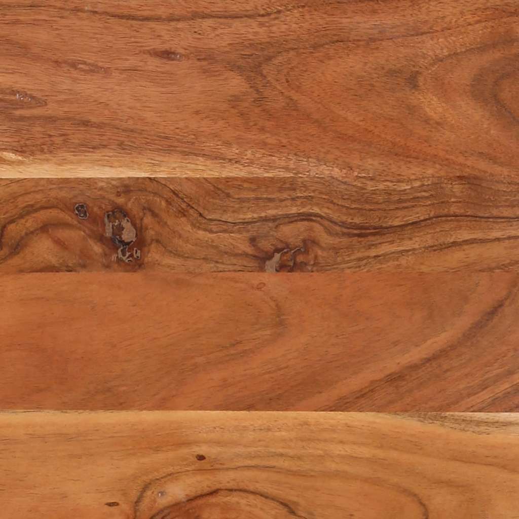 Mesita de noche de madera maciza 40x30x50 cm