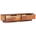 Mueble de TV madera maciza 145x30x30 cm