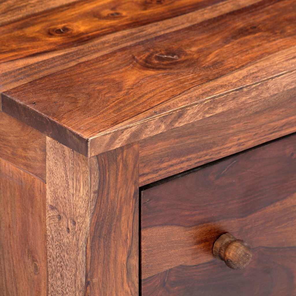 Mesa de centro de madera maciza de acacia 90x50x30 cm