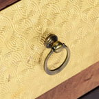 Aparador de madera maciza de acacia 40x30x110 cm