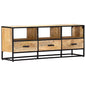 Mueble de TV de madera maciza de mango 120x30x45 cm