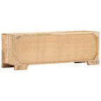 Mueble de TV de madera maciza de mango 120x30x40 cm