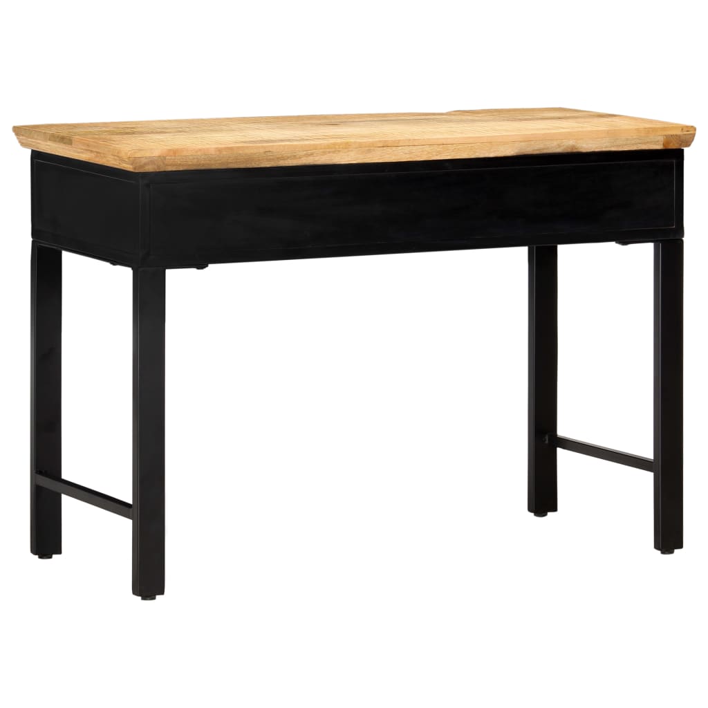 Mesa escritorio madera maciza de mango 110x50x76 cm