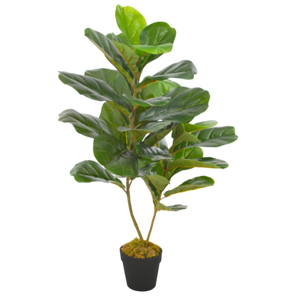 Planta artificial árbol de arce con macetero rojo 120 cm