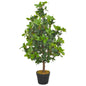 Artificial bay tree plant with pot 90 cm green