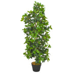 Planta artificial árbol de arce con macetero rojo 120 cm
