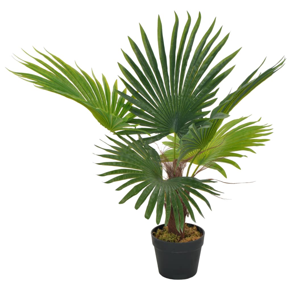 Árbol bananero artificial con macetero 150 cm verde
