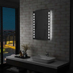 Espejo de pared de baño con LED 60x80 cm