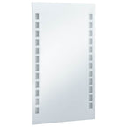 Espejo de pared de baño con LED 60x100 cm