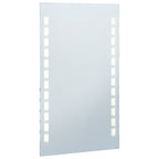 Espejo de pared de baño con LED 60x100 cm