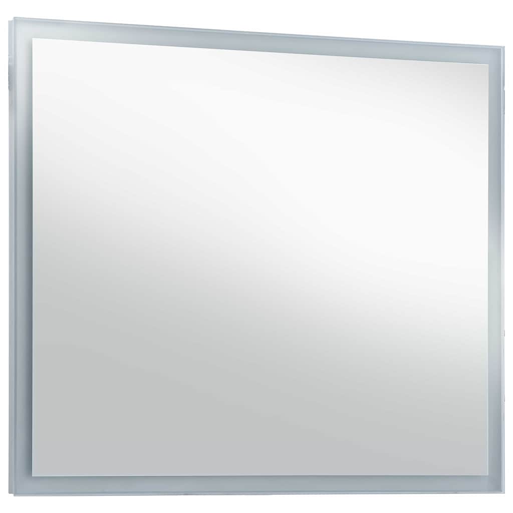 Espejo de pared de baño con LED 60x50 cm