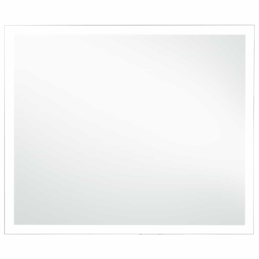 Espejo de pared de baño con LED 80x60 cm