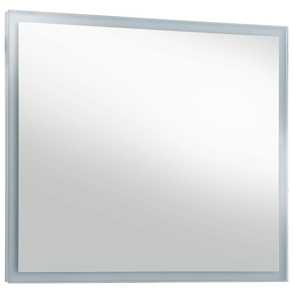 Espejo de pared de baño con LED 80x60 cm