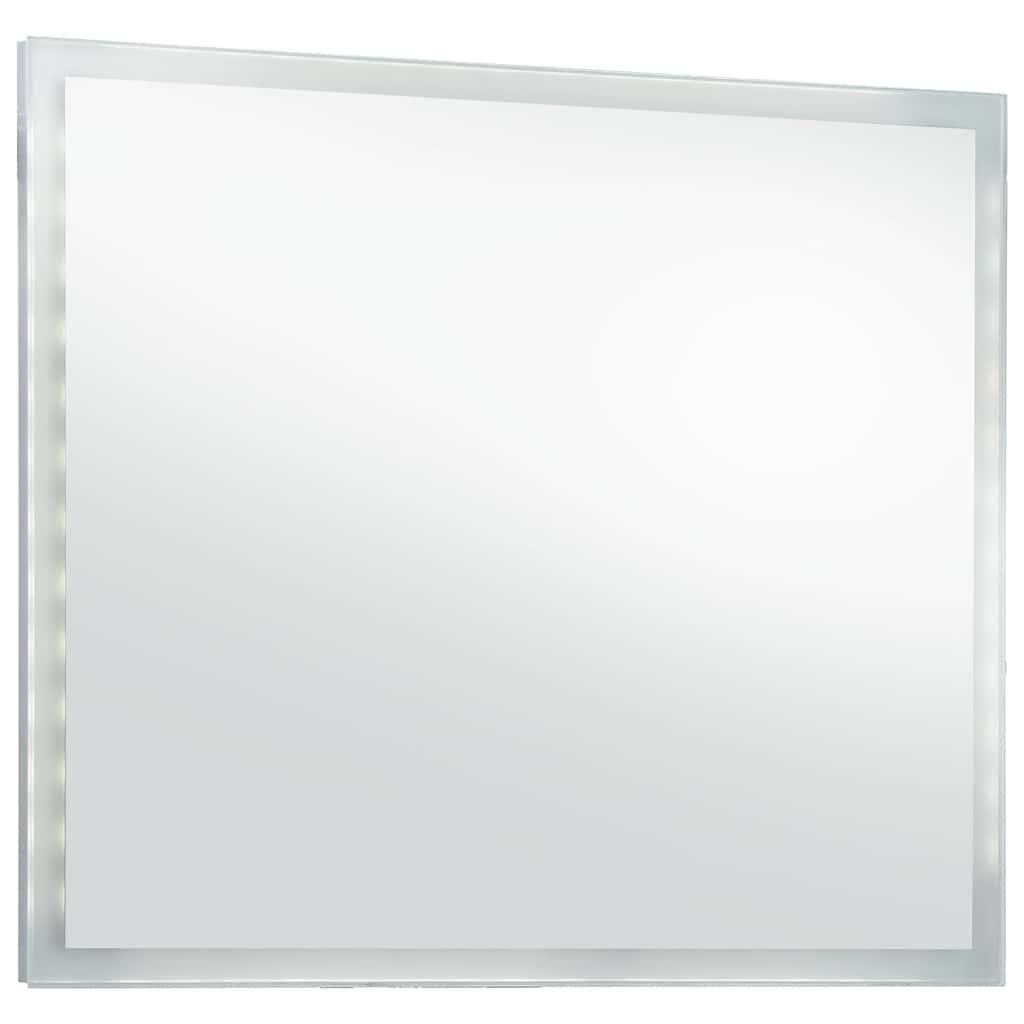 Espejo de pared de baño con LED 80x60 cm