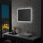 Espelho de parede para casa de banho com LED 80x60 cm