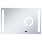 Espejo de pared de baño con LED y sensor táctil 100x60 cm