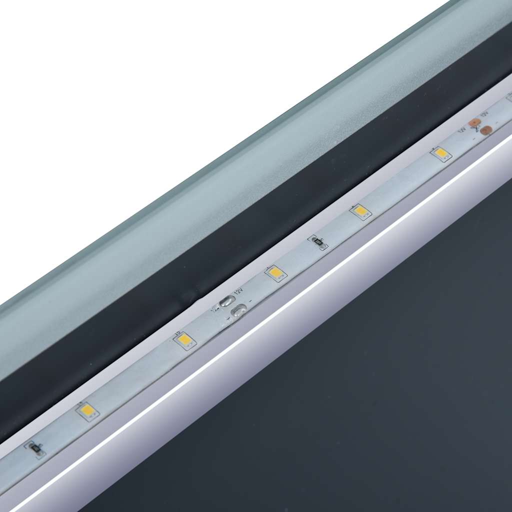 Espejo de pared de baño con LED y sensor táctil 100x60 cm