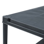 Estantería de plástico 100 kg 60x30x138 cm negro