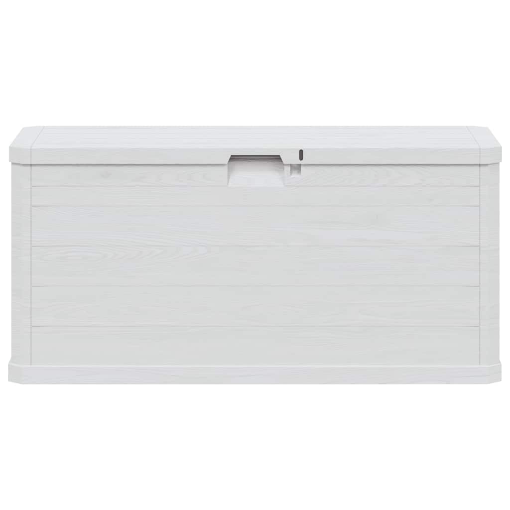 Caja de almacenamiento de jardín 280 L gris claro