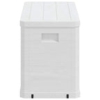 Caja de almacenamiento de jardín 280 L gris claro