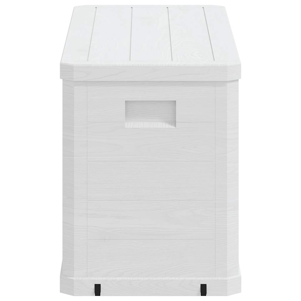 Caja de almacenamiento de jardín 280 L gris claro