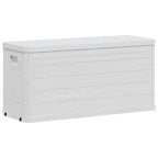 Caja de almacenamiento de jardín 280 L gris claro