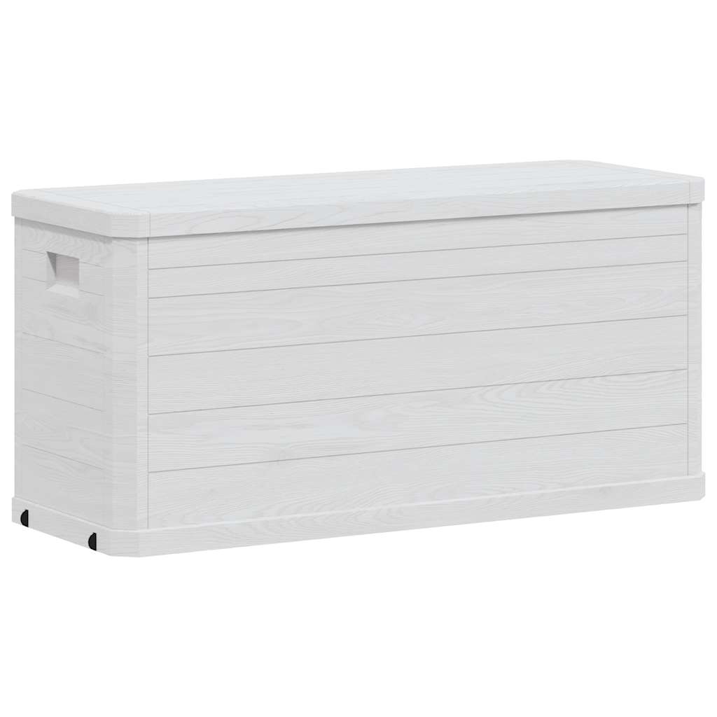 Caja de almacenamiento de jardín 280 L gris claro