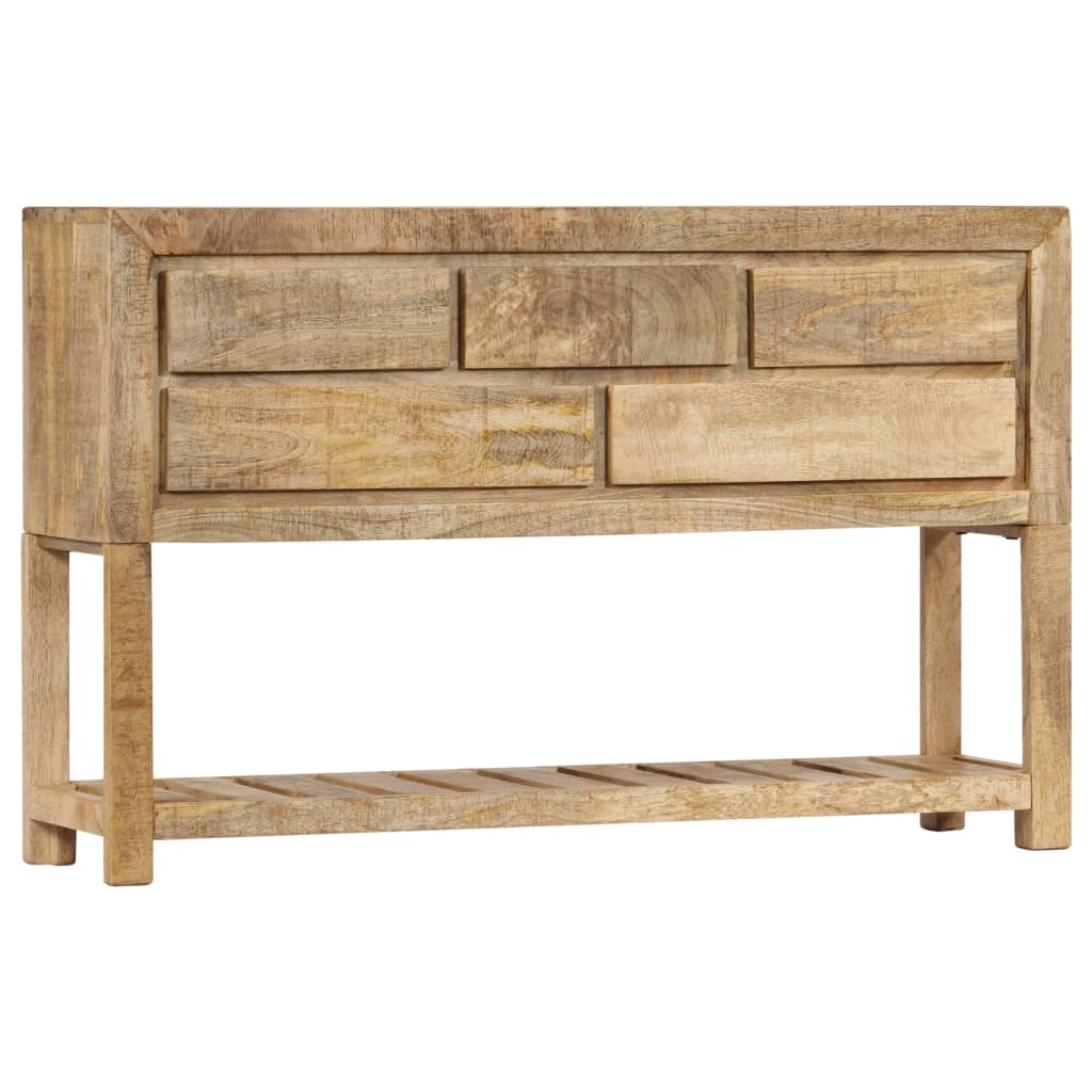 Aparador 120x30x75 cm madera maciza de mango