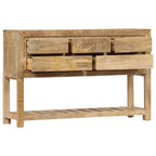 Aparador 120x30x75 cm madera maciza de mango