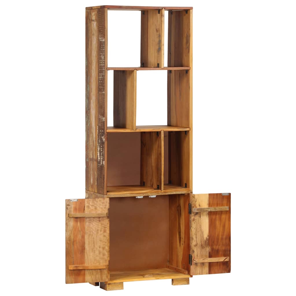 Estantería madera maciza reciclada 60x35x180 cm