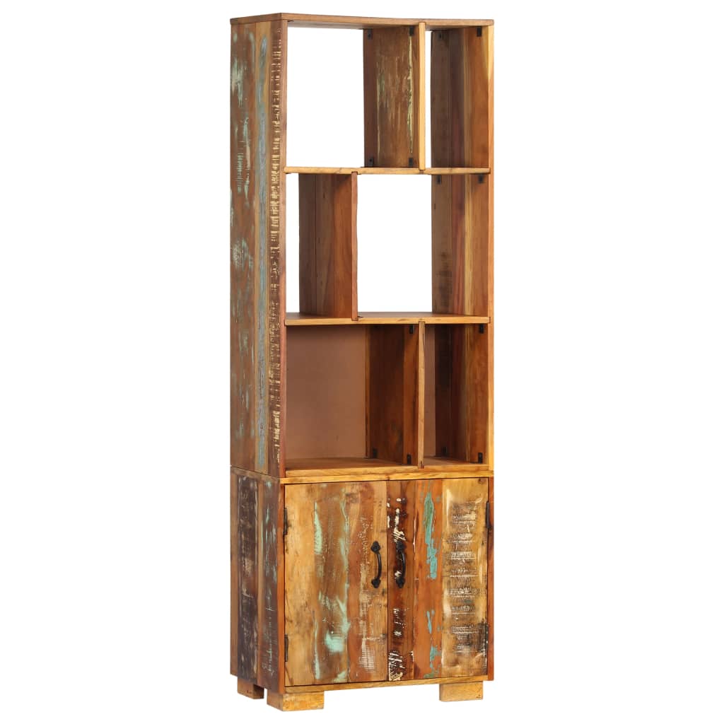 Estantería madera maciza reciclada 60x35x180 cm