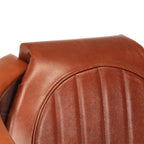 Sillon de aviador de cuero auténtico marrón