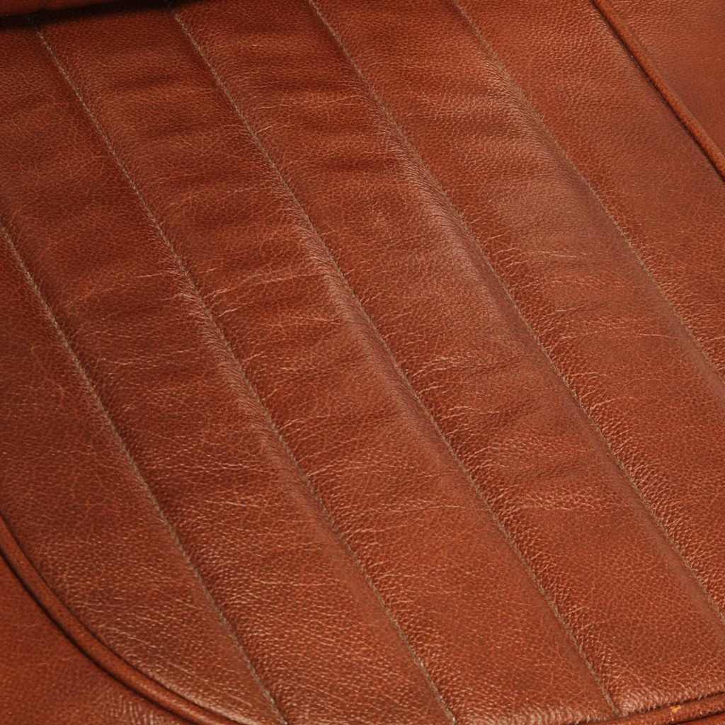 Sillon de aviador de cuero auténtico marrón